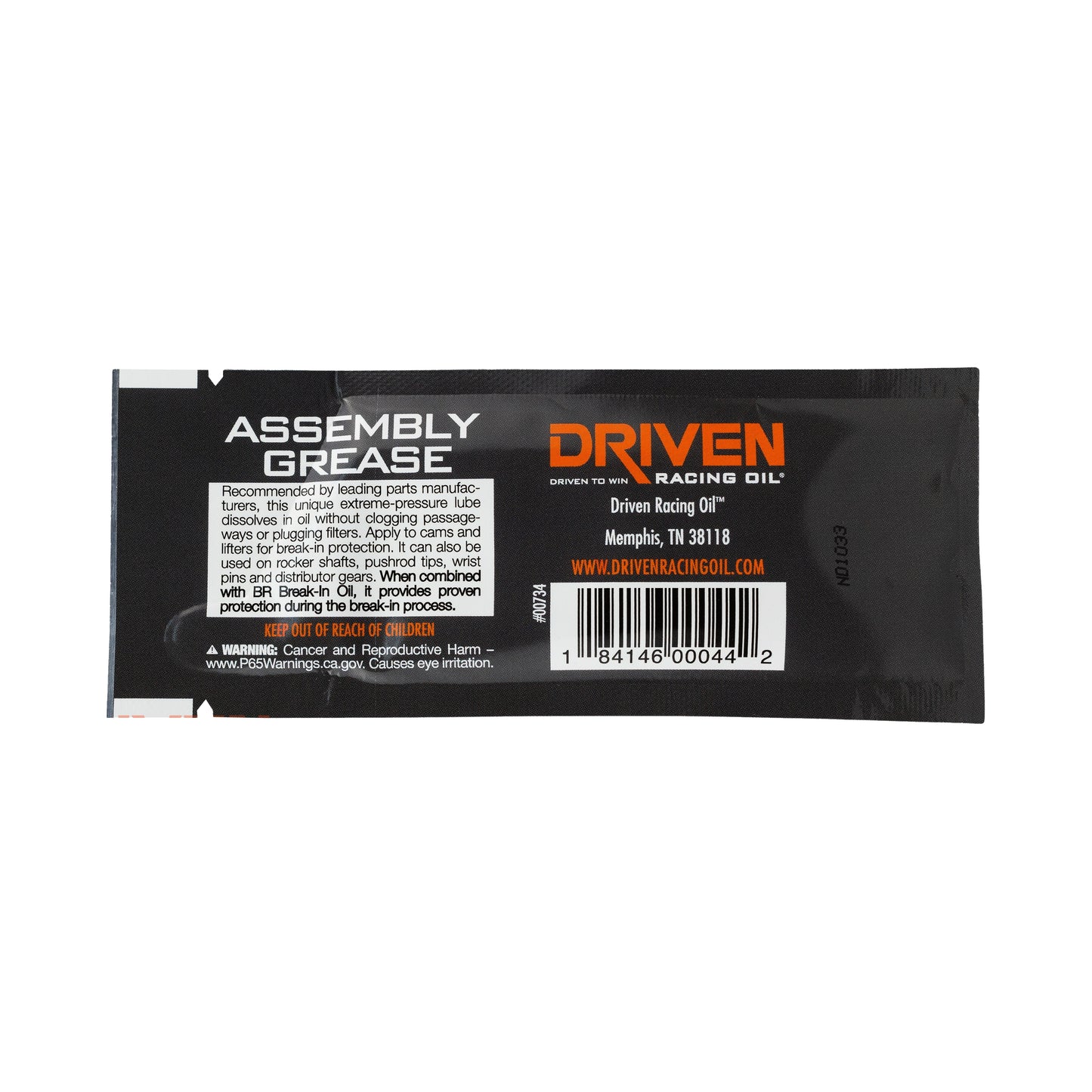 Extreme Pressure Assembly Grease, 5/8 oz Packet