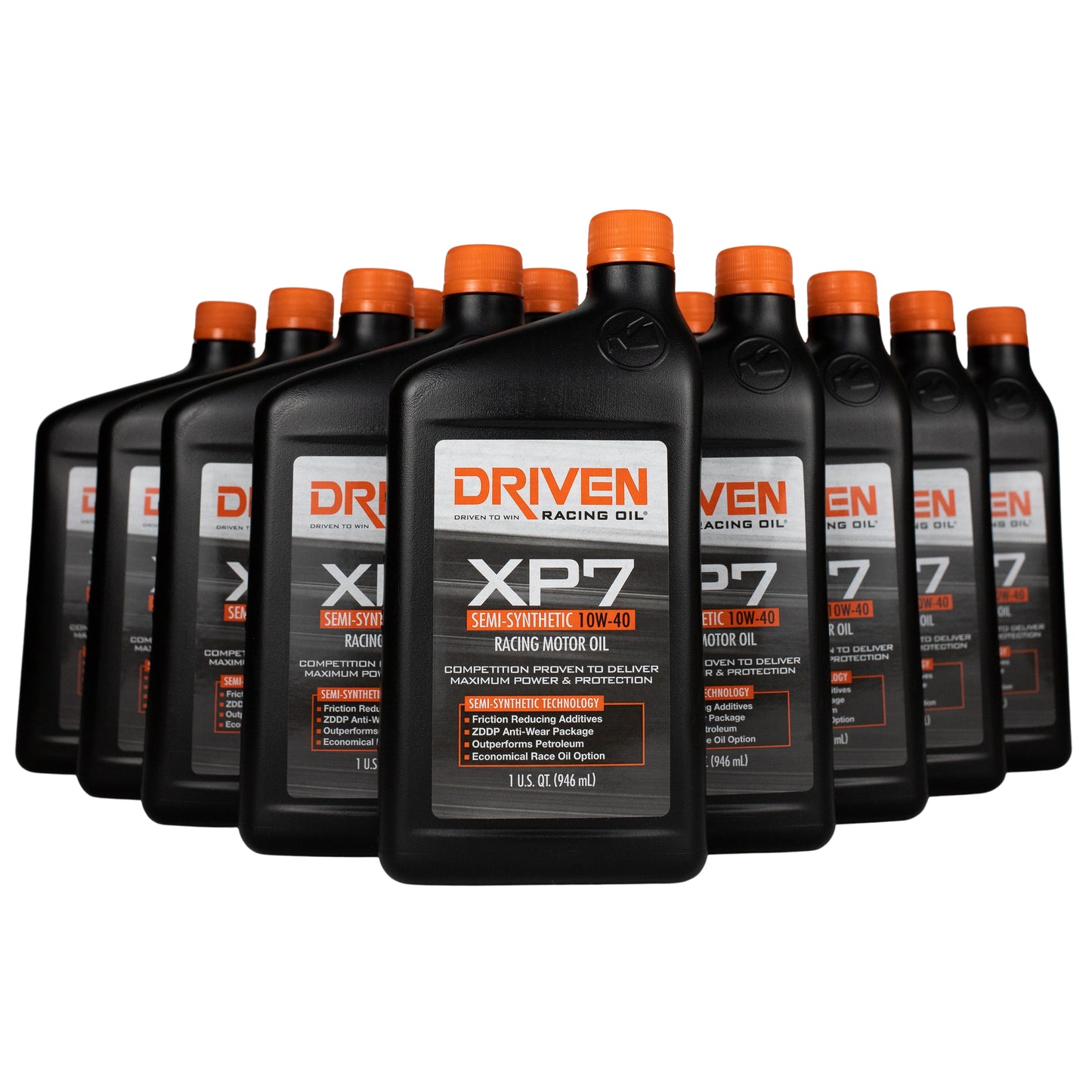 XP7 Semi-Synthetic Racing Oil, 10W-40 Quart