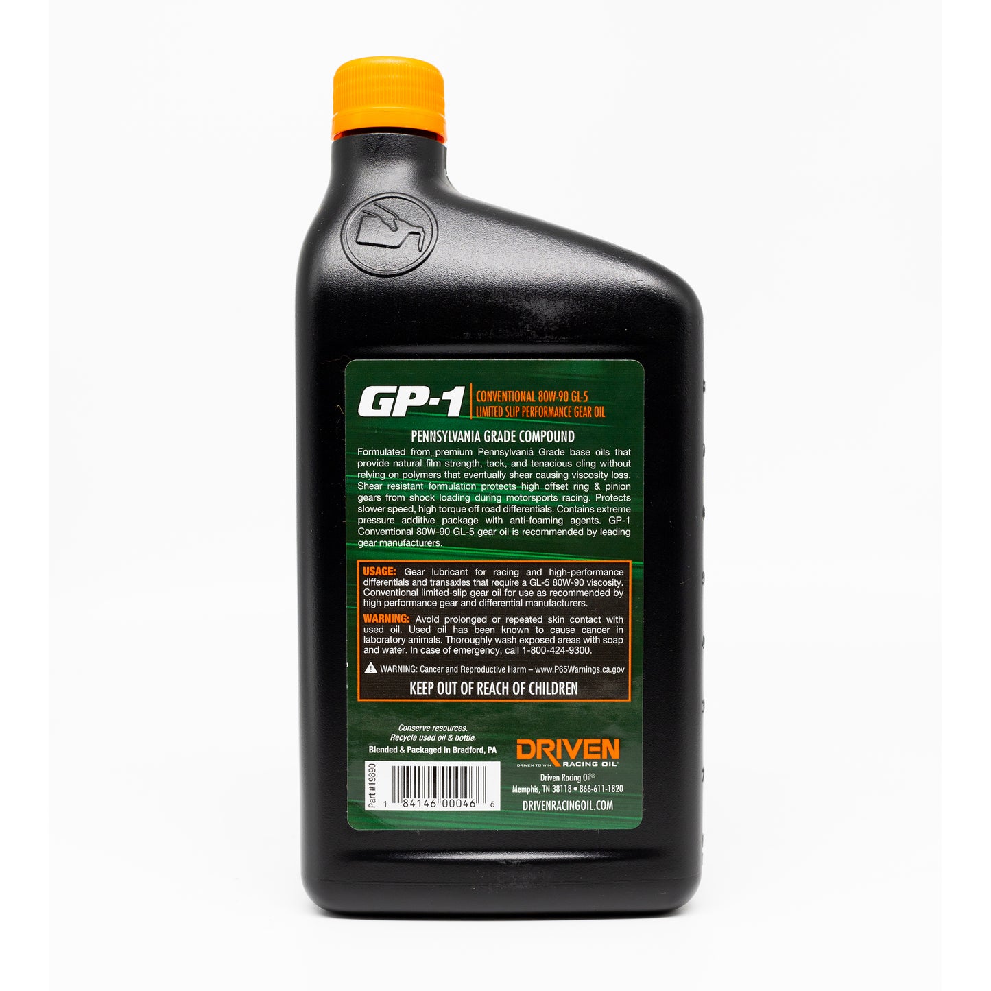 GP-1 80W-90 Gear Oil Conventional - Limited Slip Quart