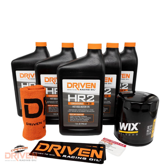 Kit, Oil Change/Fill 1964 - 1998 Chevrolet V8 4.3L 262 CID - 6.6L 400 CID Gen I Small Block & 6.5L 396 CID - 7.4L 454 CID Big Block HR2 10W-30 Conventional.