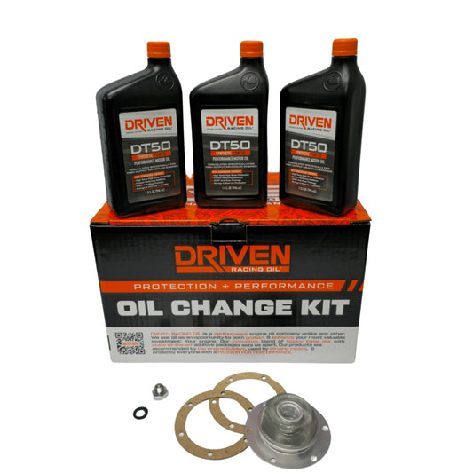 Driven / EMPI Air Cooled VW Oil Change Kit DT50 15W50 Synthetic 3 Quart