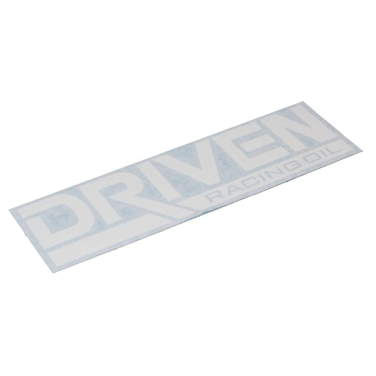 Driven 8" White Die Cut Decal