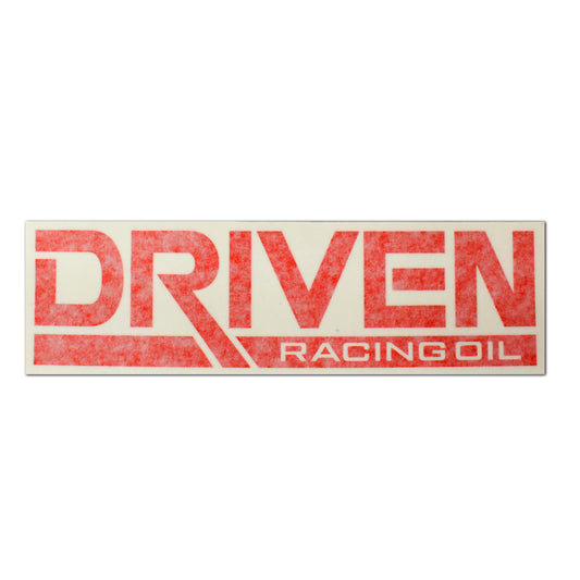 Driven 8" Orange Die Cut Decal