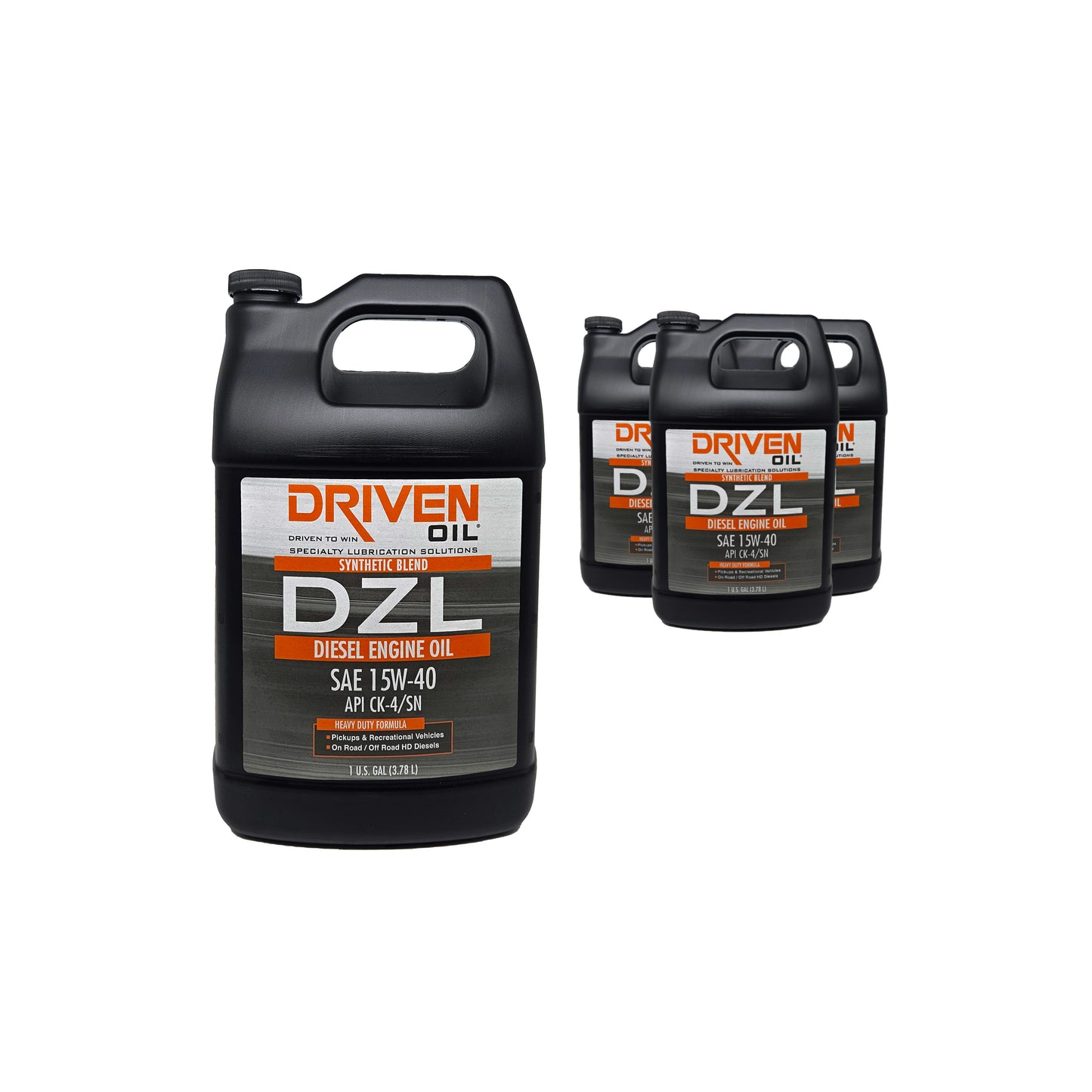 DZL CK-4 Synthetic Blend Diesel Engine Oil, 15W-40