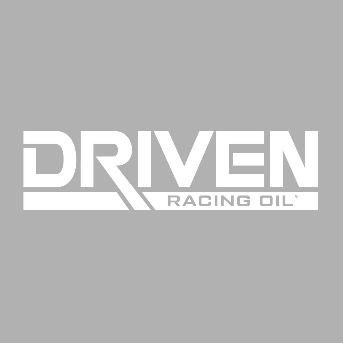 Driven 8" White Die Cut Decal