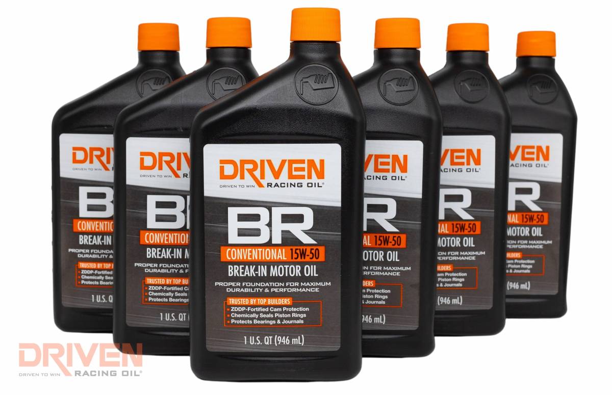 Driven BR 15W50 Conventional BreakIn Oil