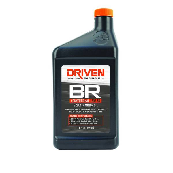 Driven Racing Oil - BR 15W-50 Conventional Break-In Oil