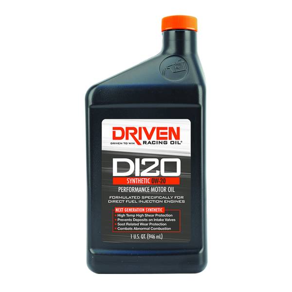 Driven Racing Oil - DI20 0W-20 Synthetic Direct Injection Performance Motor Oil