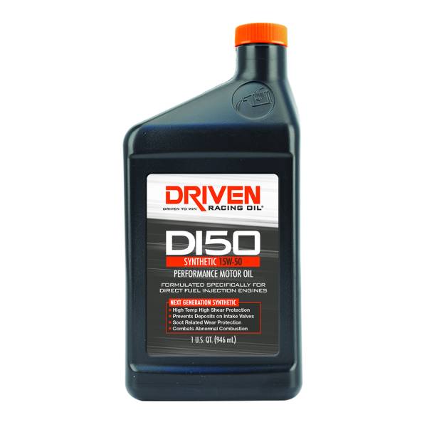 Driven Racing Oil - DI50 15W-50 Synthetic Direct Injection Performance Motor Oil