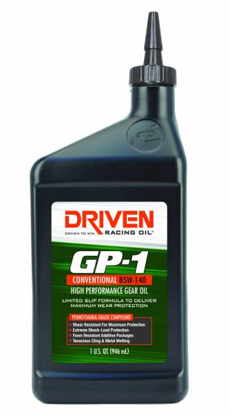 Driven Racing Oil - GP-1 85W-140 Conventional Gear Oil