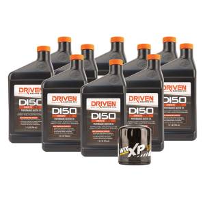 Shop By Product - Direct Injection Oils - Driven Racing Oil - DI50 Track Pack Oil Change Kit for GM GEN V LT1/LT4 w/ 10 Qt Capacity