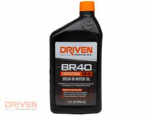 Street/Strip - DRIVEN Break-In Engine Oil - Driven Racing Oil - BR40 Conventional 10w-40 Break-In Oil