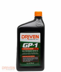 Street/Track Ford Modular & 5.0L Coyote (Eng. Code F) - GP-1 Synthetic Blend Engine Oil - Driven Racing Oil - GP-1 5W-20 Synthetic Blend High Performance Oil