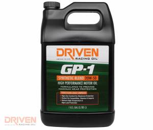 Shop by Viscosity - 20W-50 Oil - Driven Racing Oil - GP-1 20W-50 Synthetic Blend High Performance Oil - Gallon