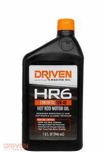 Shop By Product - Hot Rod Engine Oils - Driven Racing Oil - HR6 10W-40 Synthetic Hot Rod Oil