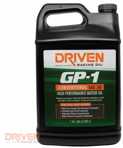 Alcohol - TD/TS - GP-1 Synthetic Blend and Conventional Engine Oil - Driven Racing Oil - GP-1 Conventional SAE 50