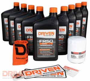 Shop By Product - Street Performance Oils - FR50 Oil Change Kit for Mustang Boss 5.0 Coyote Engines (2012-2013) w/ 9 Qt. Capacity