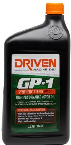 Stock Eliminator - GP-1 Synthetic Blend Engine Oil - Driven Racing Oil - GP-1 5W-20 Synthetic Blend High Performance Oil