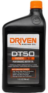 Driven Racing Oil - DT50 15W-50 Synthetic Street Performance Oil