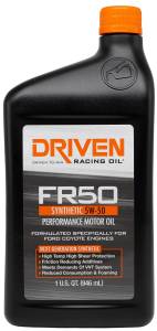 Street/Track Ford 5.0L Coyote Boss 302, 5.2L Mustang, 5.4L Mustang, & 5.8L Mustang - DRIVEN Engine Oil - Driven Racing Oil - FR50 5W-50 Synthetic Street Performance Oil