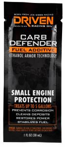 Shop By Product - Storage Protection - Driven Racing Oil - Carb Defender - Small Engine - 1 oz packet