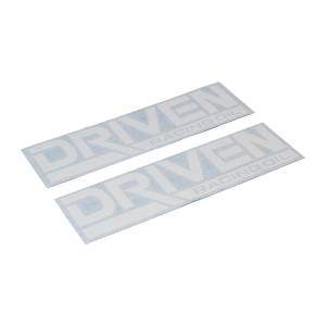 Driven Racing Oil - Driven 8" White Die Cut Decal - Image 2