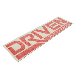 Driven 8" Orange Die Cut Decal *NEW* - Image 1